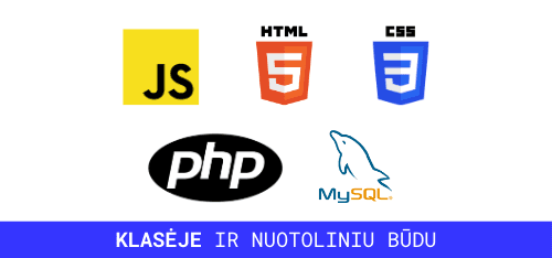 web kurimo mokymai