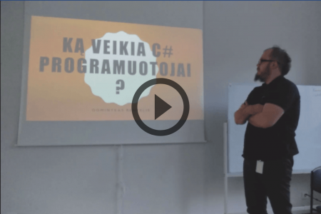 kcs renginys ka veikia c programuotojai