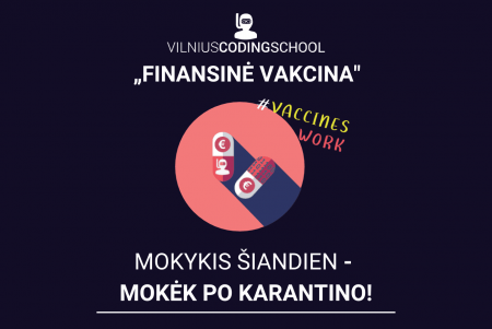 coding school lankstus atsiskaitymas finansine vakcina kas tai