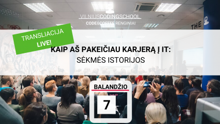 transliacija live kaip as pakeiciau karjera i it