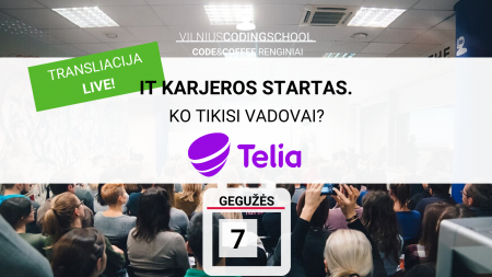 transliacija live it karjeros startas ko tikisi vadovai