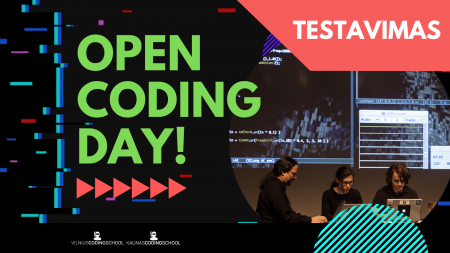 open coding day testavimas