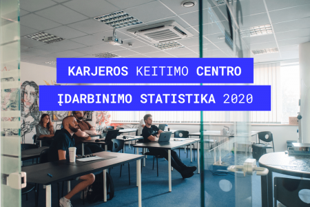 karjeros keitimo centro idarbinimo statistika 2020