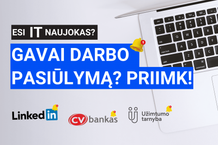 Darbo Pasiulymas IT Darbas Naujokas