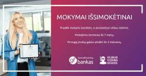 Mokymai Issimoketinai General Financing